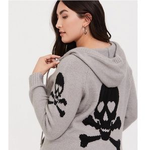 NWT Torrid Skull Hoodie